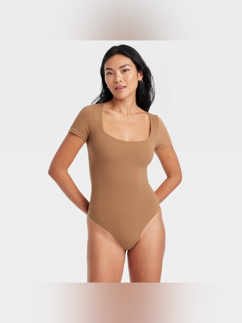 Auden Luxury Collection Square Neck Bodysuit